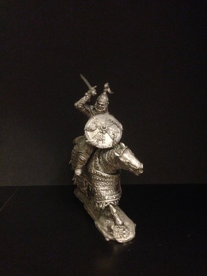 № 4054, Конный тяжеловооруженный монгол с саблей -  войско Мамая
