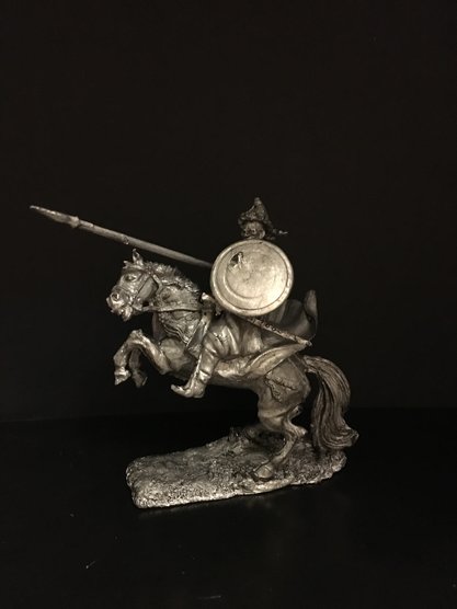 № 4057, Конный монгол с копьем и щитом (Челубей) -  войско Мамая