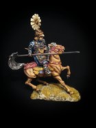 № 4071, конный самурай с копьем, 16 век